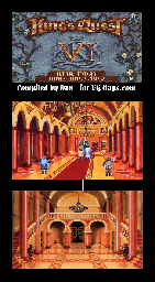 Thumbnail for a map of Isle Of The Crown Castle Of The Crown - 1st Floor for the PC game King's Quest VI: Heir Today, Gone Tomorrow.