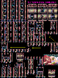 Thumbnail for a map of The Castle Of Kalist for the PC game Knights Of Xentar.