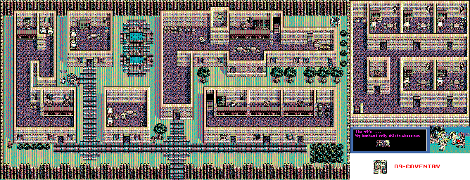 Thumbnail for a map of Coventry for the PC game Knights Of Xentar.