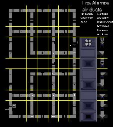Thumbnail for a map of 2020 Los Alamos - Air Ducts for the PC game Kronolog: The Nazi Paradox.