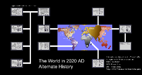 Thumbnail for a map of 2020 World for the PC game Kronolog: The Nazi Paradox.