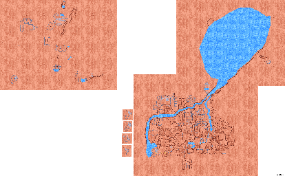 Thumbnail for a map of Dracoid Ruins (In-Game Map) for the PC game Lands Of Lore: Guardians Of Destiny.