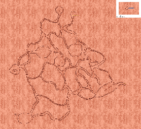 Thumbnail for a map of Underground Caverns (In-Game Map) for the PC game Lands Of Lore: Guardians Of Destiny.