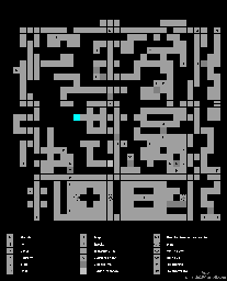 Thumbnail for a map of Castle: Level 3 (Guide) for the PC game Lands Of Lore: The Throne Of Chaos.