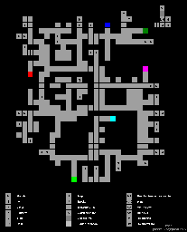 Thumbnail for a map of City Of Yvel (Guide) for the PC game Lands Of Lore: The Throne Of Chaos.