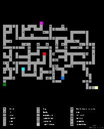 Thumbnail for a map of Gorkha Swamp (Guide) for the PC game Lands Of Lore: The Throne Of Chaos.
