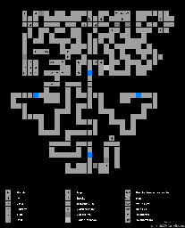 Thumbnail for a map of Mines: Level 3 (Guide) for the PC game Lands Of Lore: The Throne Of Chaos.