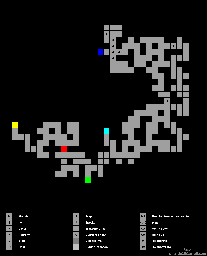 Thumbnail for a map of Yvel Woods (Guide) for the PC game Lands Of Lore: The Throne Of Chaos.