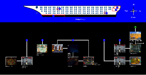Thumbnail for a map of Below Decks for the PC game Leisure Suit Larry: Love For Sail!.