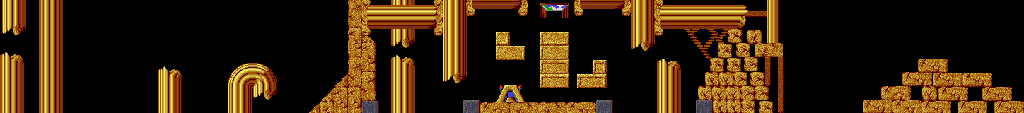 Thumbnail for a map of Fun Level 10 for the PC game Lemmings.
