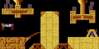 Thumbnail for a map of Fun Level 12 for the PC game Lemmings.