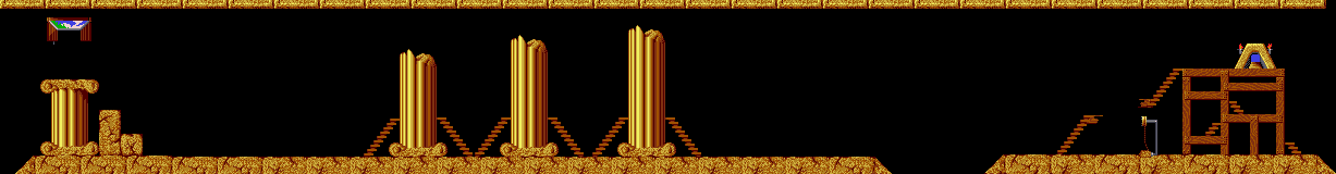 Thumbnail for a map of Fun Level 15 for the PC game Lemmings.