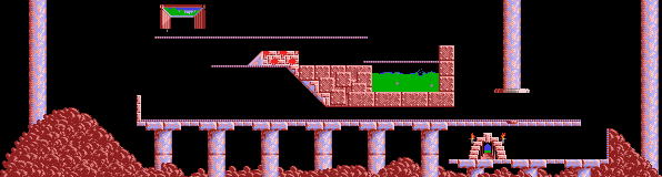 Thumbnail for a map of Fun Level 24 for the PC game Lemmings.