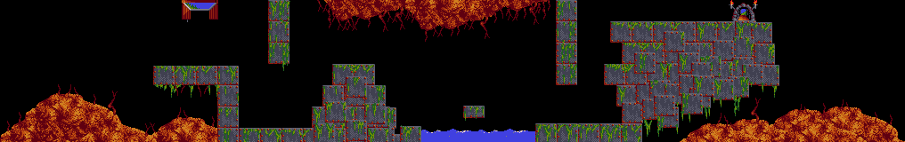 Thumbnail for a map of Mayhem Level 01 for the PC game Lemmings.