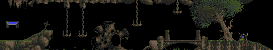 Thumbnail for a map of Mayhem Level 22 for the PC game Lemmings.