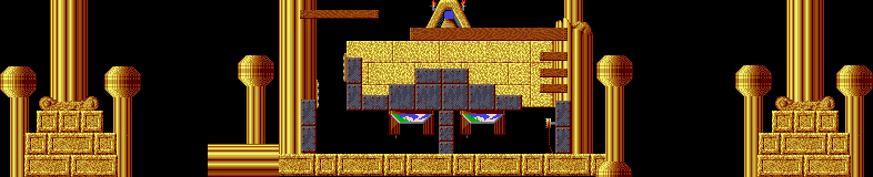 Thumbnail for a map of Taxing Level 04 for the PC game Lemmings.