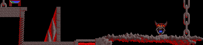 Thumbnail for a map of Taxing Level 16 for the PC game Lemmings.