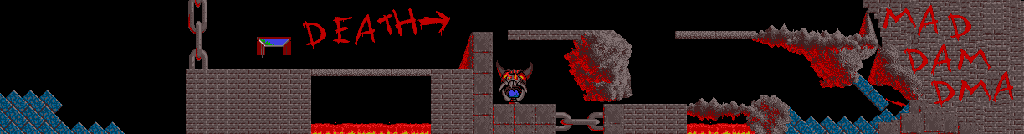 Thumbnail for a map of Taxing Level 24 for the PC game Lemmings.