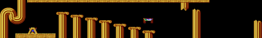 Thumbnail for a map of Tricky Level 07 for the PC game Lemmings.