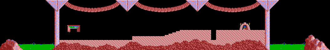 Thumbnail for a map of Tricky Level 19 for the PC game Lemmings.