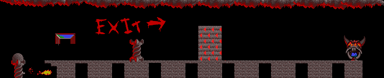 Thumbnail for a map of Tricky Level 20 for the PC game Lemmings.