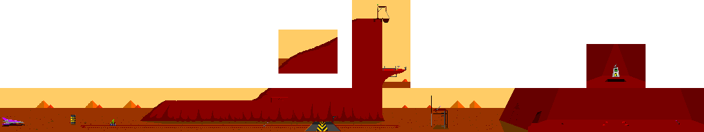 Thumbnail for a map of Planet Mars for the PC game Lenny Loosejocks In Space.