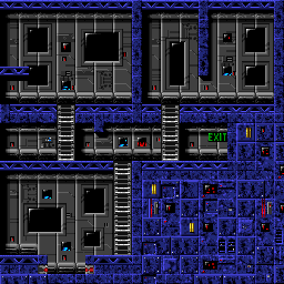 Thumbnail for a map of World 1 Area 1 (STRT) for the PC game The Lost Vikings.
