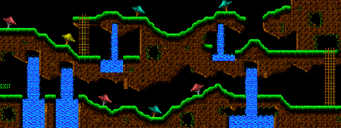 Thumbnail for a map of World 2 Area 1 (LLM0) for the PC game The Lost Vikings.