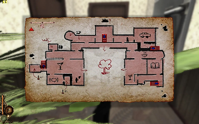 Thumbnail for a map of Ground Floor (In-Game Map) for the PC game Lucius.