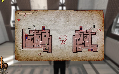Thumbnail for a map of Top Floor (In-Game Map) for the PC game Lucius.