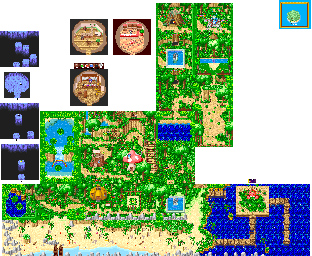 Thumbnail for a map of Forest Island for the PC game Mako Mako Panic.