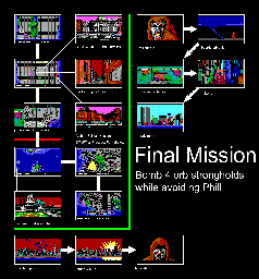 Thumbnail for a map of Day 4 Final Mission for the PC game Manhunter: New York.