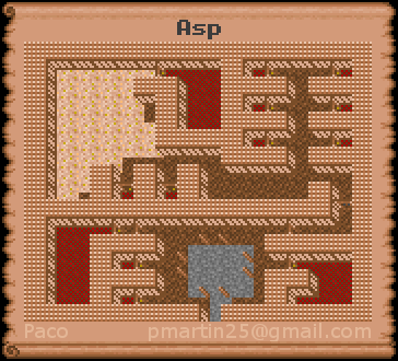 Thumbnail for a map of Asp (In-Game Map) for the PC game Might And Magic: Clouds Of Xeen.