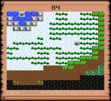 Thumbnail for a map of B4 (In-Game Map) for the PC game Might And Magic: Clouds Of Xeen.