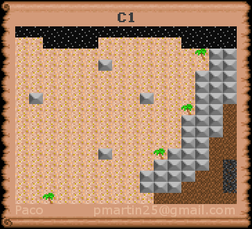 Thumbnail for a map of C1 (In-Game Map) for the PC game Might And Magic: Clouds Of Xeen.