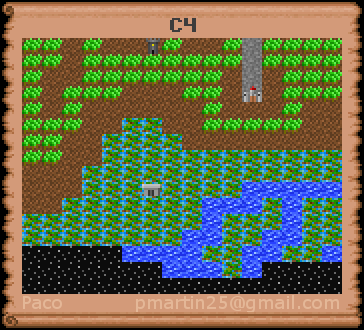 Thumbnail for a map of C4 (In-Game Map) for the PC game Might And Magic: Clouds Of Xeen.