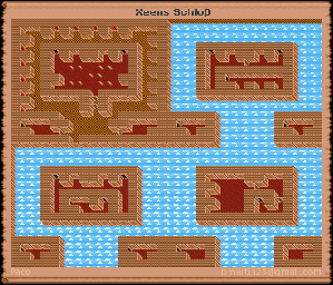 Thumbnail for a map of Castle Xeen (In-Game Map) for the PC game Might And Magic: Clouds Of Xeen.
