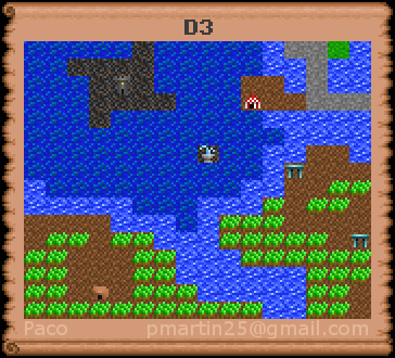 Thumbnail for a map of D3 (In-Game Map) for the PC game Might And Magic: Clouds Of Xeen.