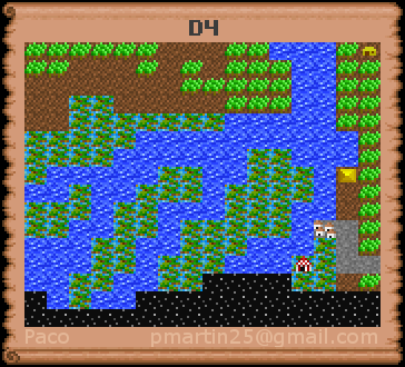 Thumbnail for a map of D4 (In-Game Map) for the PC game Might And Magic: Clouds Of Xeen.