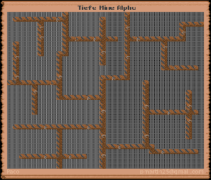Thumbnail for a map of Deep Mine Alpha (In-Game Map) for the PC game Might And Magic: Clouds Of Xeen.