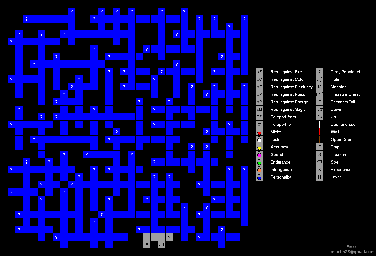 Thumbnail for a map of Dungeon Of Death - Level 1 (Guide) for the PC game Might And Magic: Clouds Of Xeen.