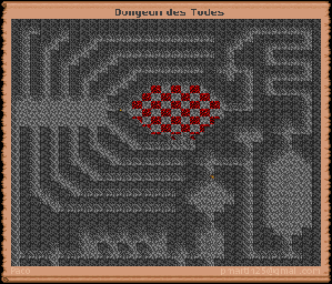 Thumbnail for a map of Dungeon Of Death - Level 2 (In-Game Map) for the PC game Might And Magic: Clouds Of Xeen.
