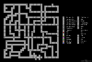 Thumbnail for a map of Dungeon Of Death - Level 3 (Guide) for the PC game Might And Magic: Clouds Of Xeen.