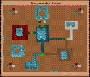 Thumbnail for a map of Dungeon Of Death - Level 4 (In-Game Map) for the PC game Might And Magic: Clouds Of Xeen.