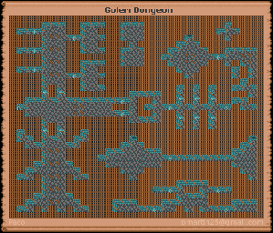 Thumbnail for a map of Golem Dungeon (In-Game Map) for the PC game Might And Magic: Clouds Of Xeen.