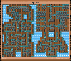 Thumbnail for a map of Northern Sphinx (In-Game Map) for the PC game Might And Magic: Clouds Of Xeen.