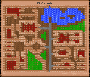 Thumbnail for a map of Rivercity (In-Game Map) for the PC game Might And Magic: Clouds Of Xeen.