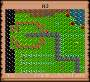Thumbnail for a map of A3 (In-Game Map) for the PC game Might And Magic: Darkside Of Xeen.