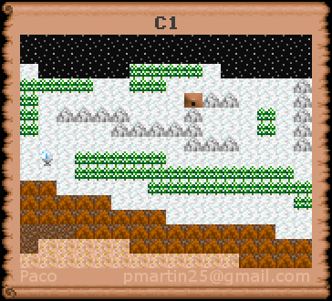 Thumbnail for a map of C1 (In-Game Map) for the PC game Might And Magic: Darkside Of Xeen.