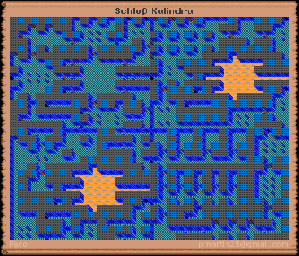 Thumbnail for a map of Castle Kalindra (In-Game Map) for the PC game Might And Magic: Darkside Of Xeen.